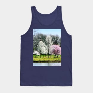 Spring - Line of Flowering Trees Tank Top